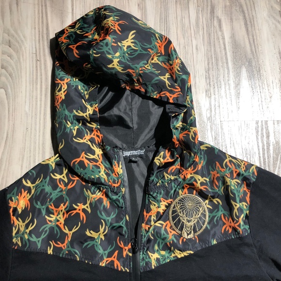 Jagermeister German Liquor Full Zip Hoodie Large L - Picture 3 of 8